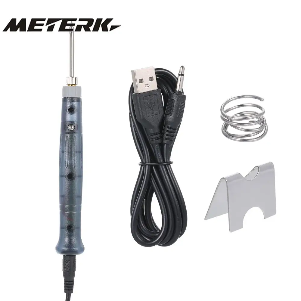 

Электрический паяльник с питанием от USB мини портативный паяльник сварочный пистолет 5 в 8 Вт ручные инструменты с защитной крышкой