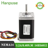 free shipping nema14 stepper motor 1 2a 0 4n m 14hs6012 60mm for 3d medical machinery accessories 35 motor