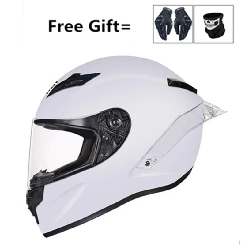 New Arrive Motorcycle Helmet High Quality Full Face Off Road Racing Helmet Casco Moto Capacete 0700e  Gloss White S To Xxl