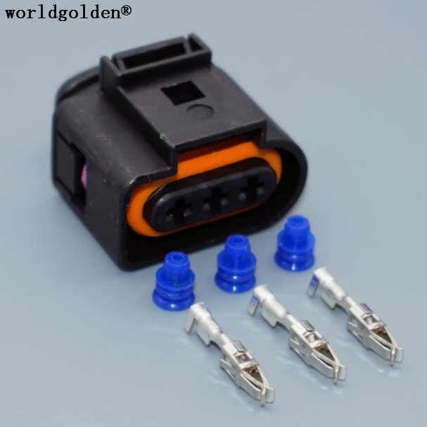 

Worldgolden 3 Pin 3,5 мм серии Авто Сенсор Соединительный разъем 1J0973723 для VW AUDI Skoda VAG VolksWagen Jetta Golf