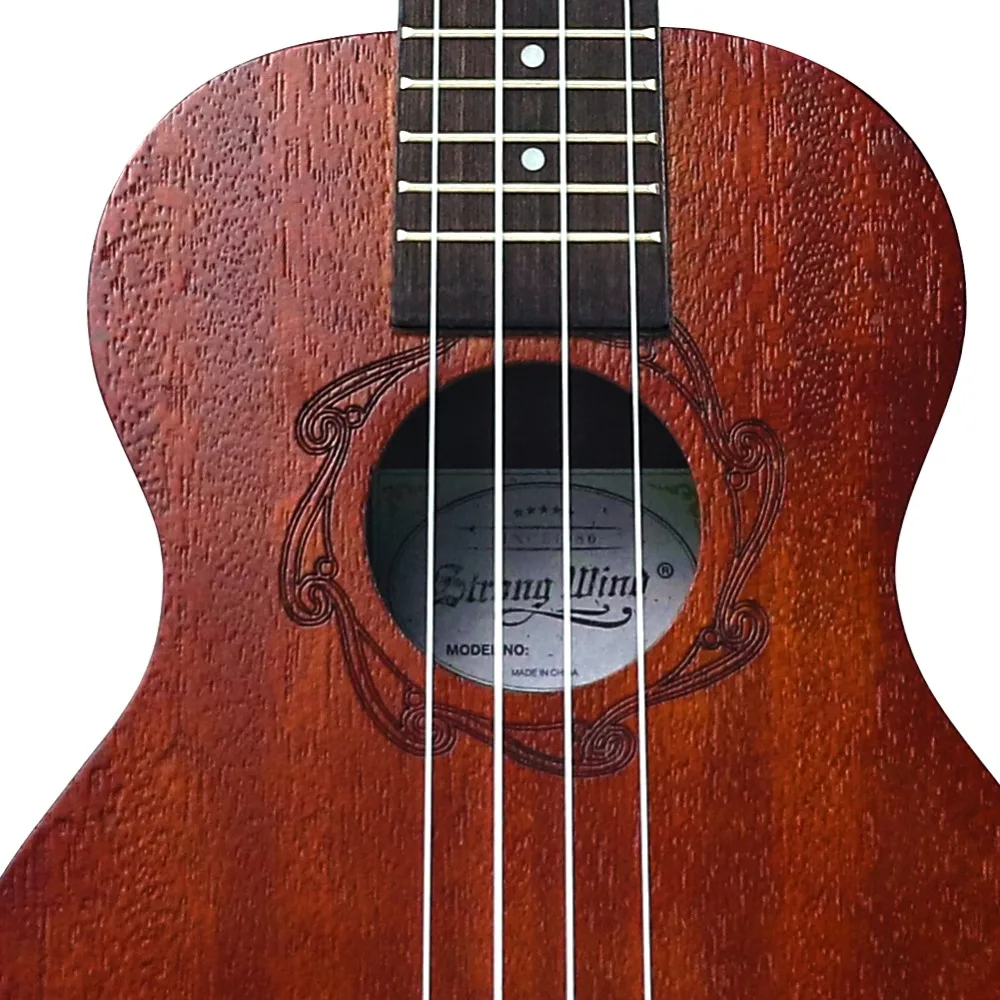 Сильный ветер укулеле 23 дюймов Ukelele концертный палисандр Акустическая гитара мини Гавайи полный комплект укулеле гитара для начинающих детей
