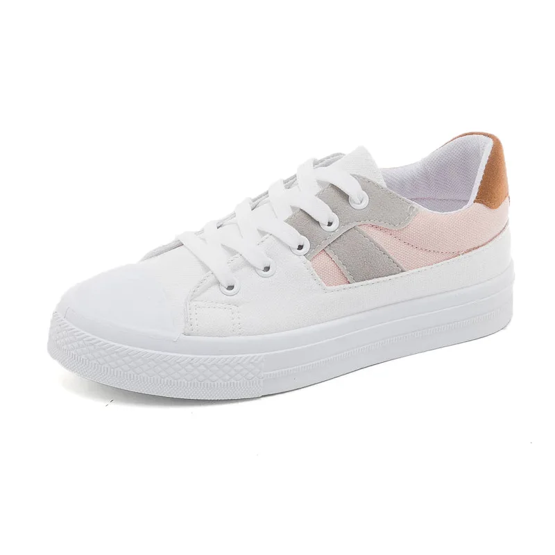 

2020 New Hot Canvas Shoes Female White Shoes Female Students Korean Version of The Wild Ins Comfortable Canvas Shoes Sneakers