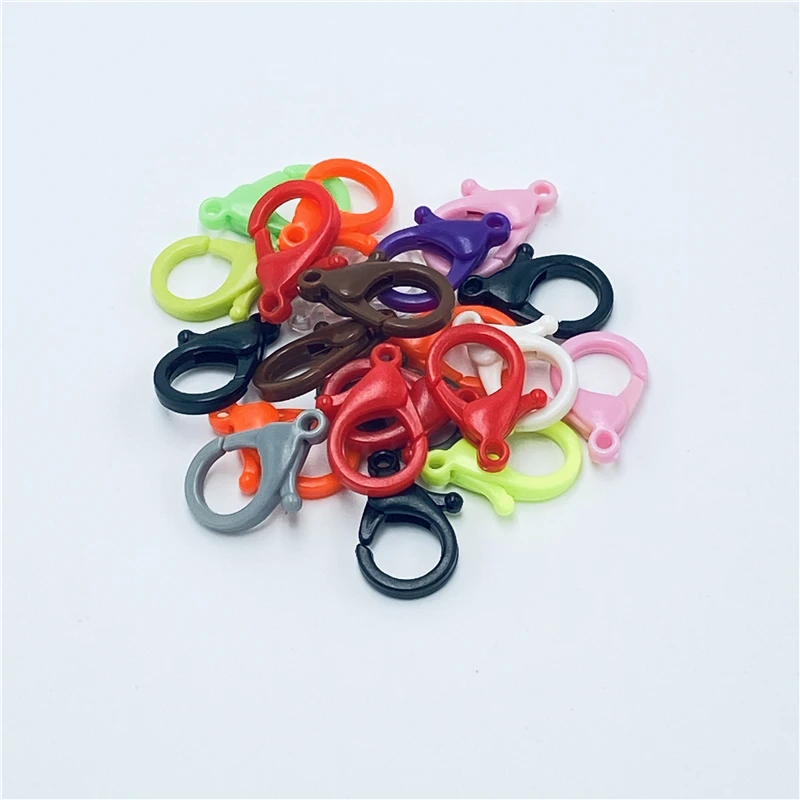 Пластиковые застежки-карабины для изготовления ювелирных изделий 10-20 шт./лот