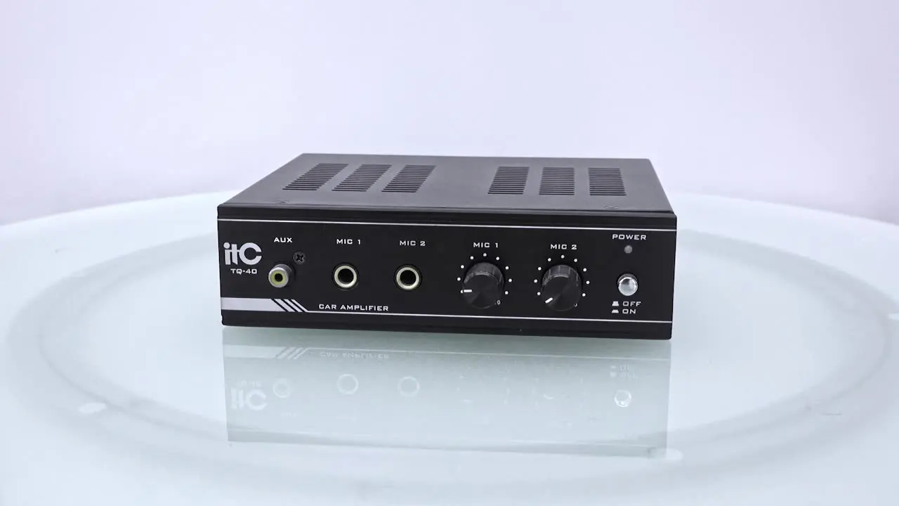 

ITC TQ-40 Car power Amplifier 40W with handheld microphone