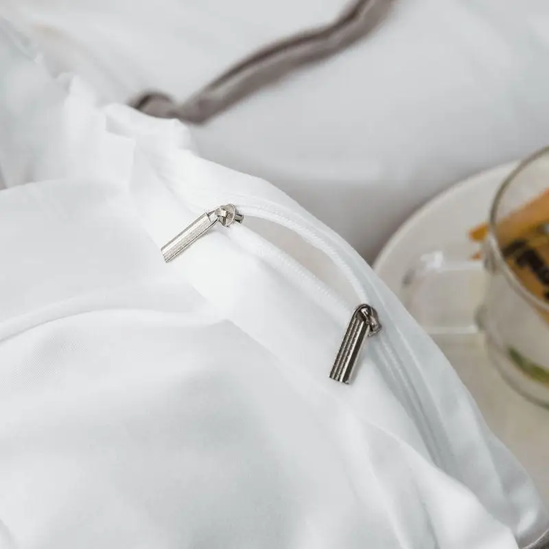 Постельное белье набор постельного белья Европейского белого цвета для взрослых