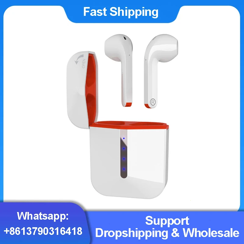 

2021 H21T Bluetooth 5,1 наушники True TWS беспроводные мини-наушники-вкладыши спортивная Гарнитура для бега сенсорные наушники с микрофоном зарядная кор...