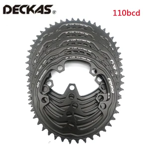 Deckas 110BCD дорожный складной велосипед узкая широкая звезда 3840424446485052545658T Звездочка для shimano sram шатун