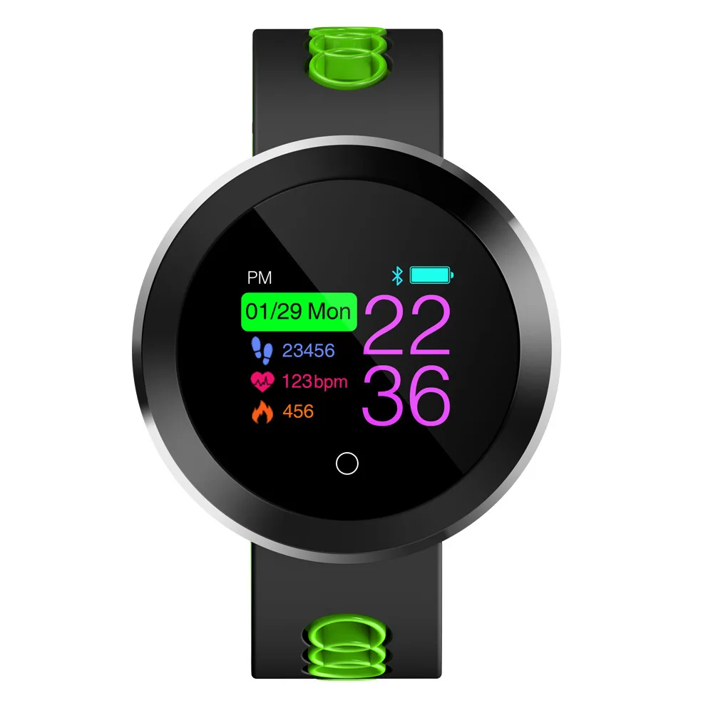 Q8Pro цветной экран Водонепроницаемый умный спортивный браслет шагомер мониторинг