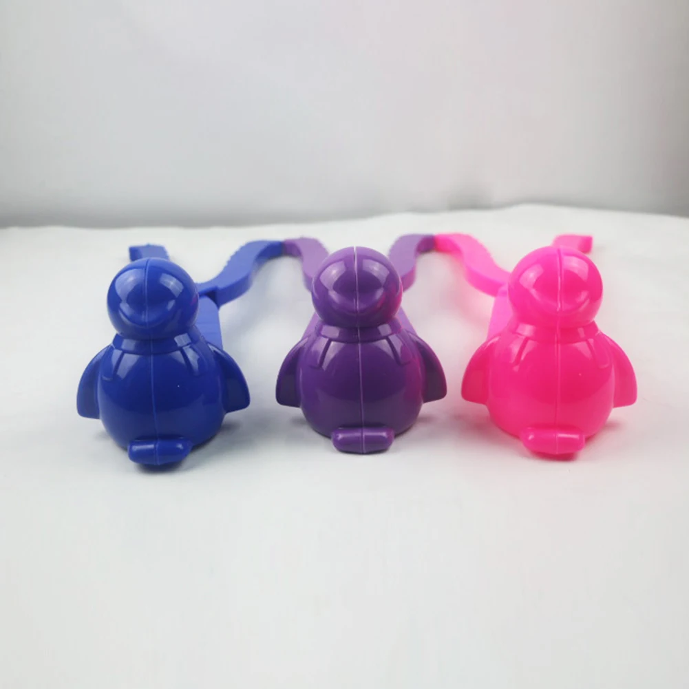 

Kids Winter Snow Sand Mold Tool Penguin Snowball Maker Clip Clamp Kids Outdoor Sports Sand Snow Ball Mold Toys