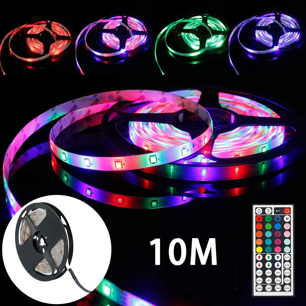 Светодиодные ленты RGB светодиодный светильник лента SMD 3528 DC12V Водонепроницаемый