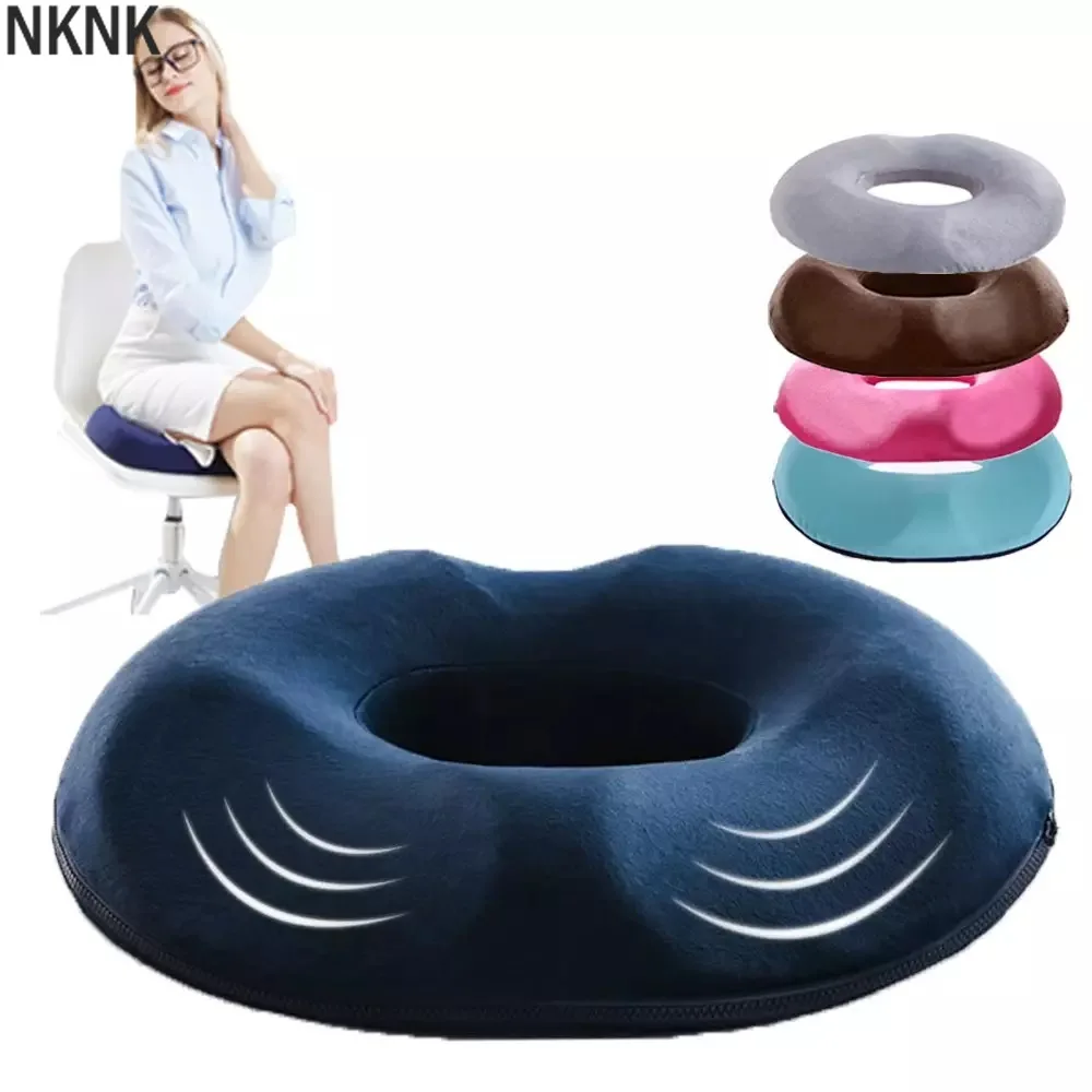 Удобная подушка для сиденья в виде пончика диван пены памяти геморроя с защитой