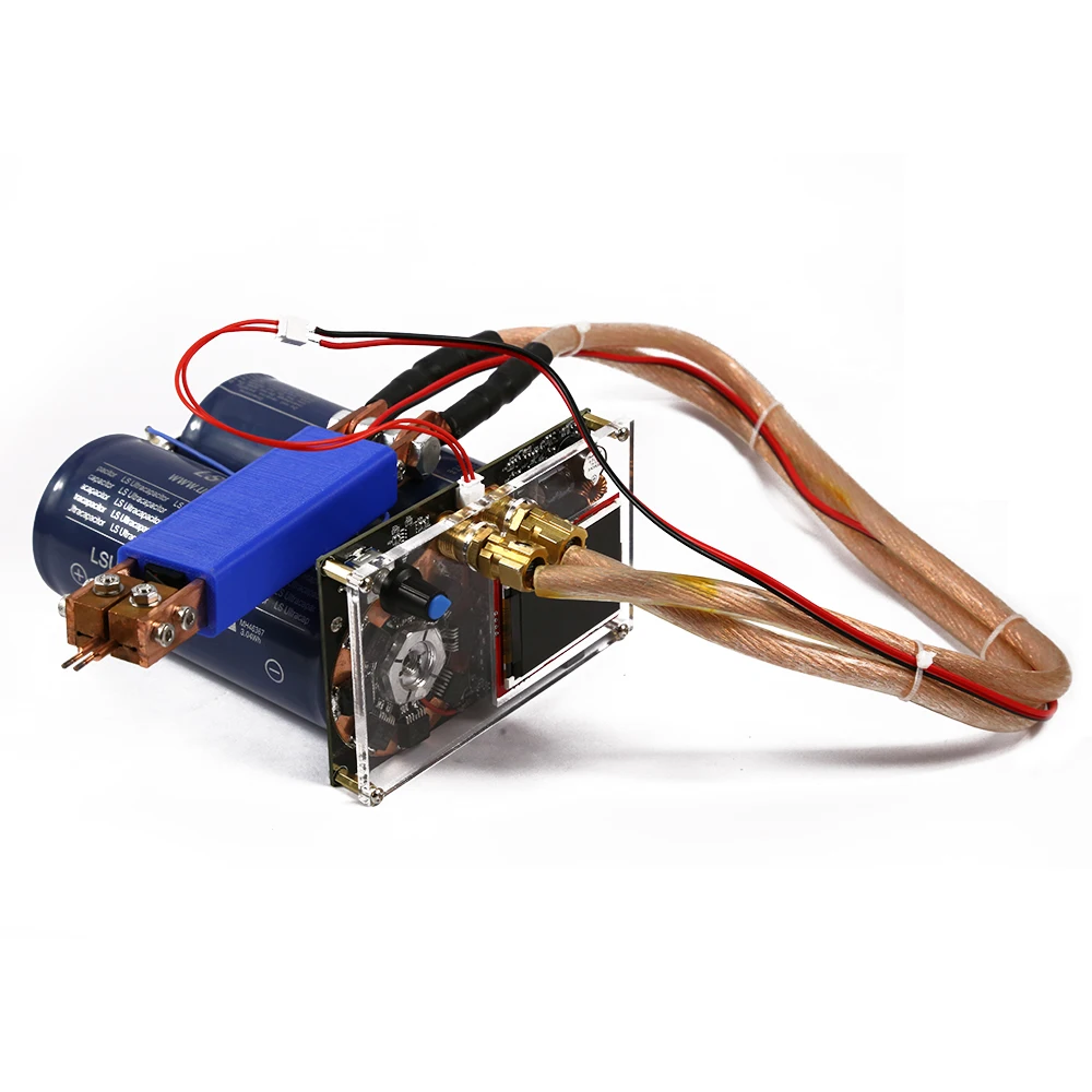 Сварочный аппарат конденсатор для точечной сварки 5 4 В светодиодный цифровой