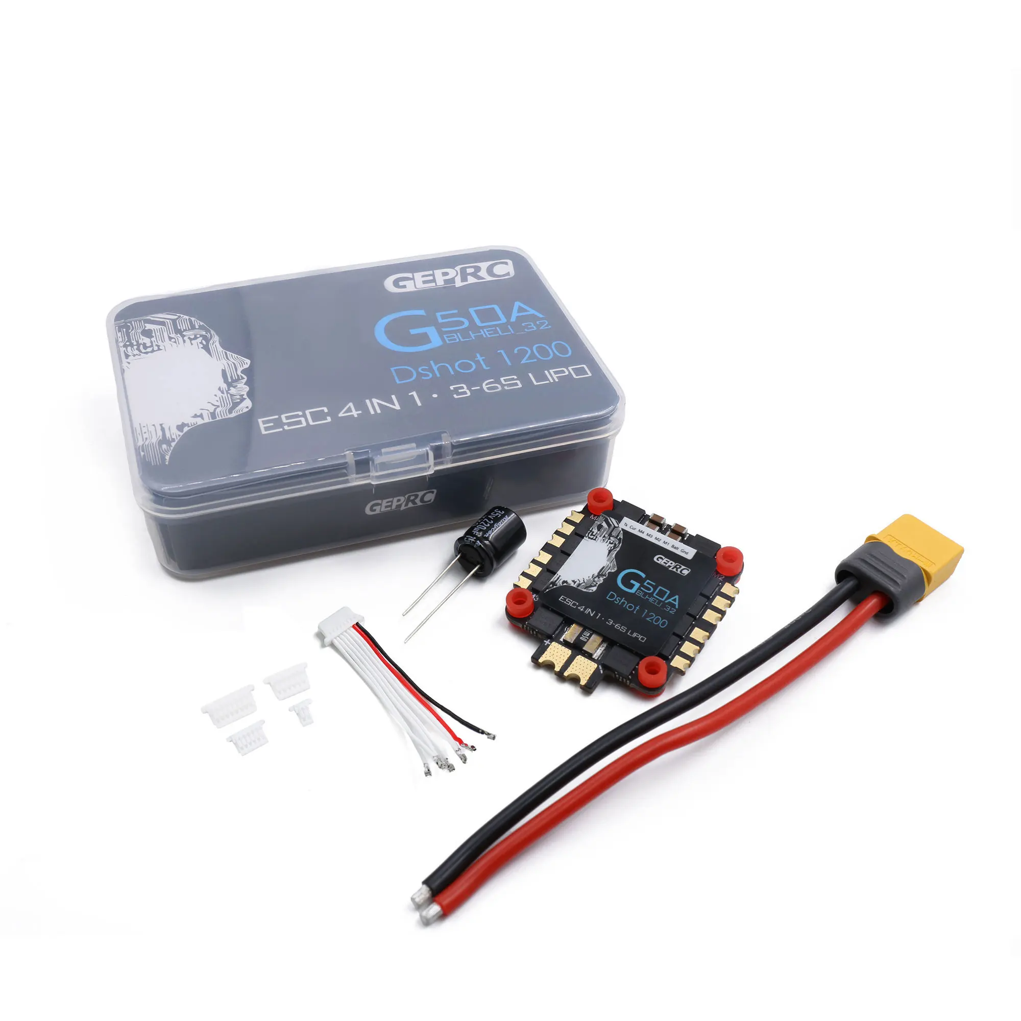 Новое поступление GEPRC GEP-BL32-G50A-4IN1-ESC BLheli32 ESC DSHOT1200 для RC FPV Дрон гонки | Игрушки и