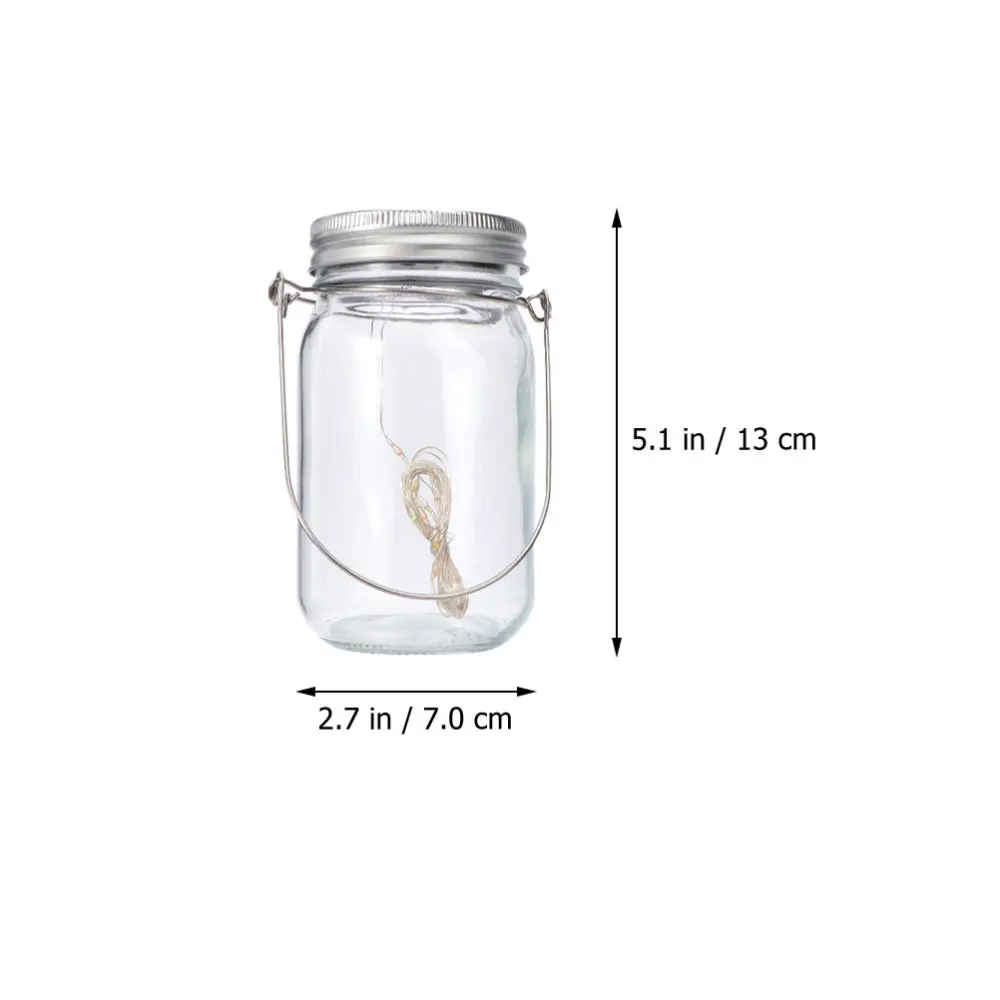 

3 Sets Solar Mason Jars Lights Hanging Solar Lanterns Garden Decor Outdoor Light