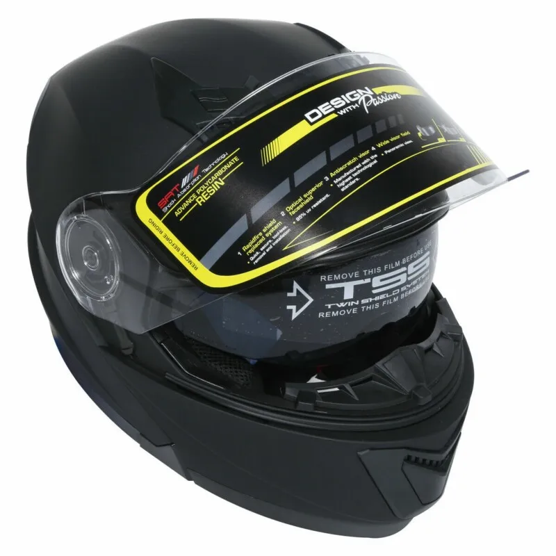 DOT Flip up Modular Full Face Motorcycle Helmet Dual Visor Motocross casco moto M L XL US
