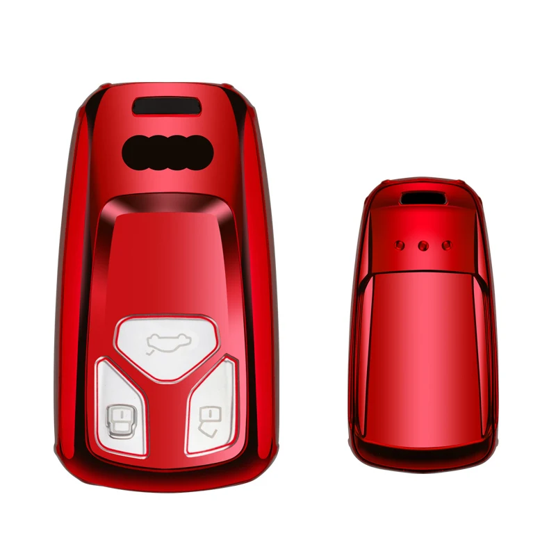 Новинка мягкий чехол для автомобильного ключа из ТПУ AUDI A4 B9 Q5 Q7 TT TTS 8S 2016 2017 2018 2019