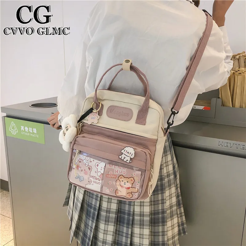 

Cvvo Glmc Korean Style Cute Mini Backpacks Women Waterproof Nylon Small Shoulder Bags for Teenage Girls Schoolbags
