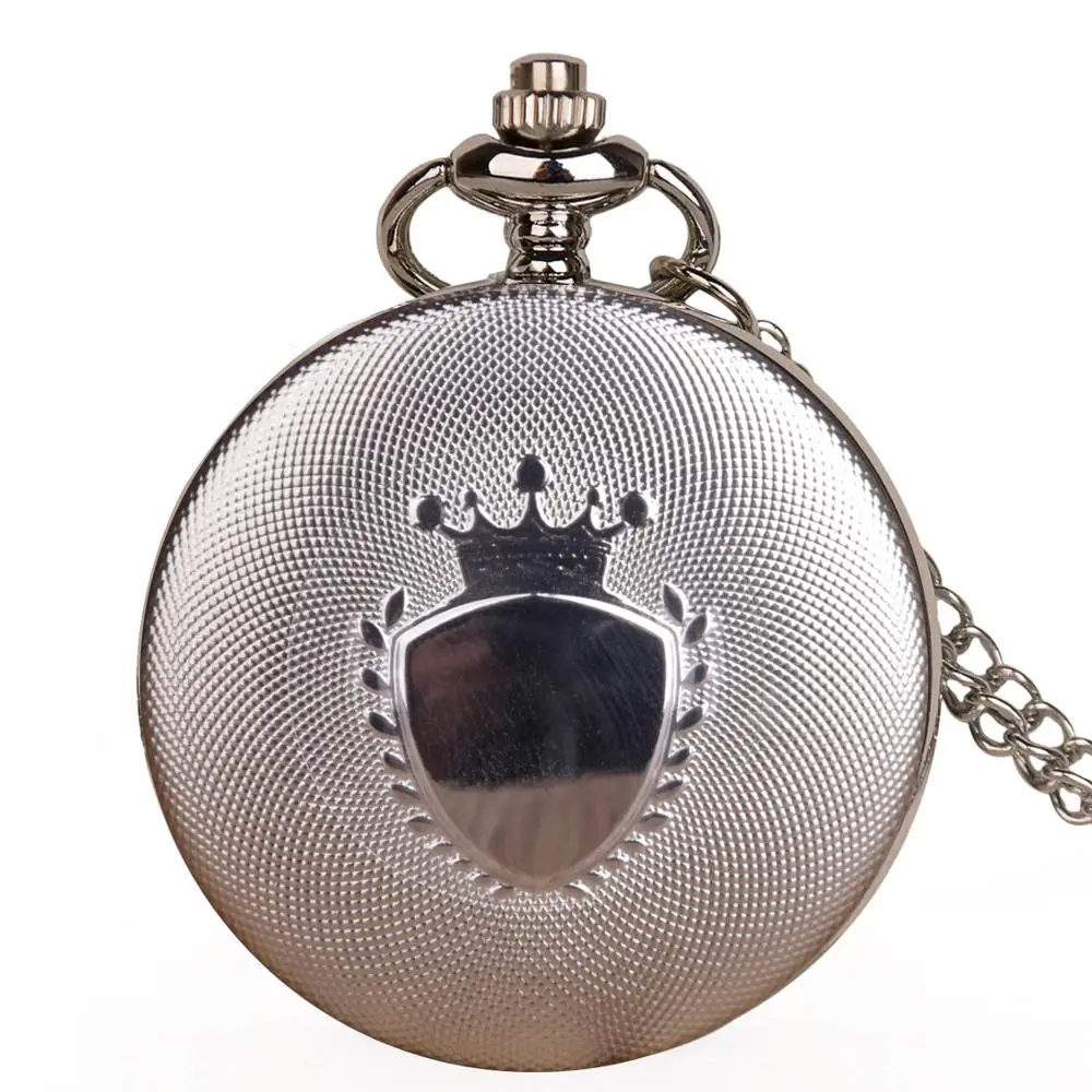 Стимпанк Ретро винтажные кварцевые карманные часы императорская корона