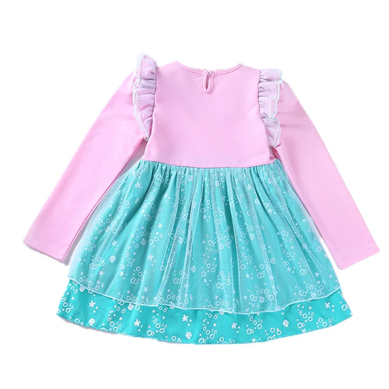 Детская одежда детское платье принцессы Софии с длинными волосами для девочек