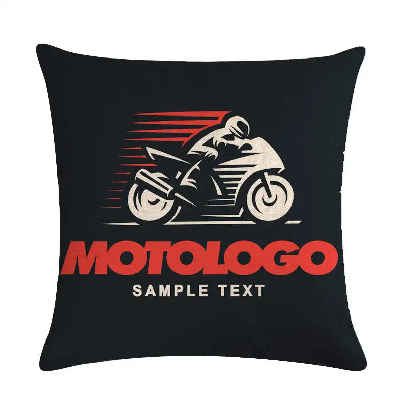 Тяжелая машина мотоцикл узорчатый чехол пират Подушка &quotчереп&quot крышка льняные