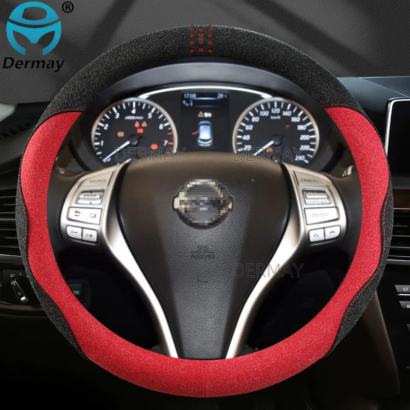 

Для Nissan Tiida C11 C12 C13 2004 ~ 2022 замшевая кожа искусственная кожа противоскользящие автомобильные аксессуары