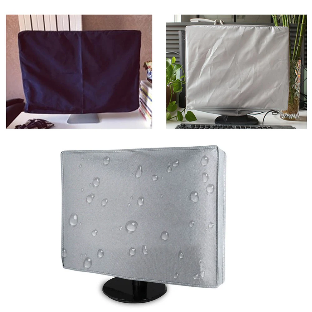 

190T Waterproof Computers Flat Screen Monitor Dust Cover PC TV Fits Tablets Protectors Polyester Computer Covers Soft Lining