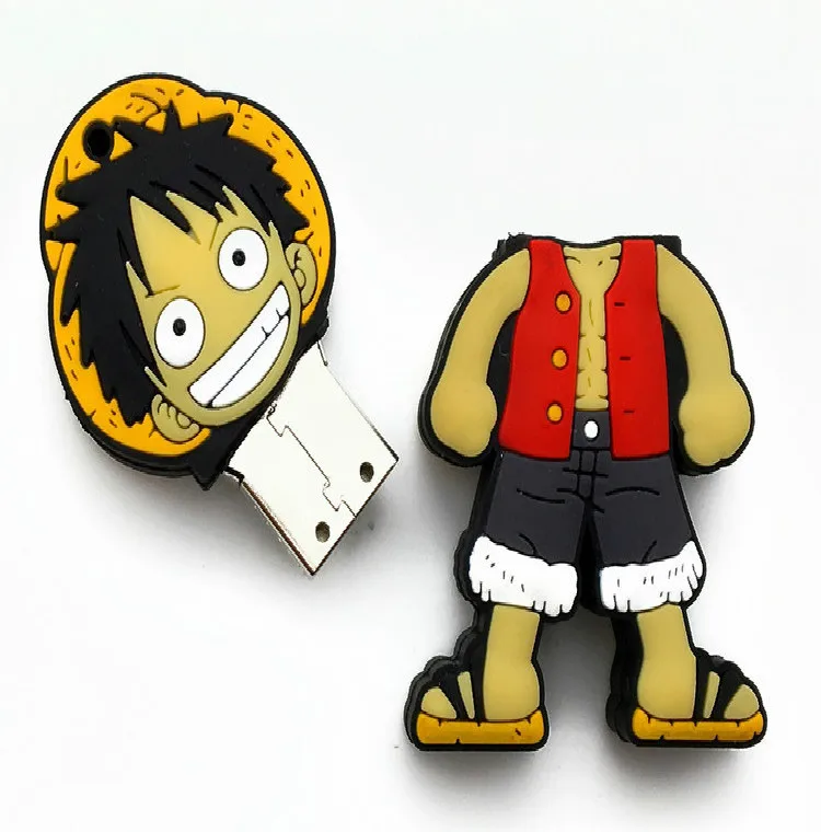 NEW cartoon pirate anime cool boy USB flash drive fashion custom personality creative gift 8g32g cute Luffy/Kaiseki/Choba |