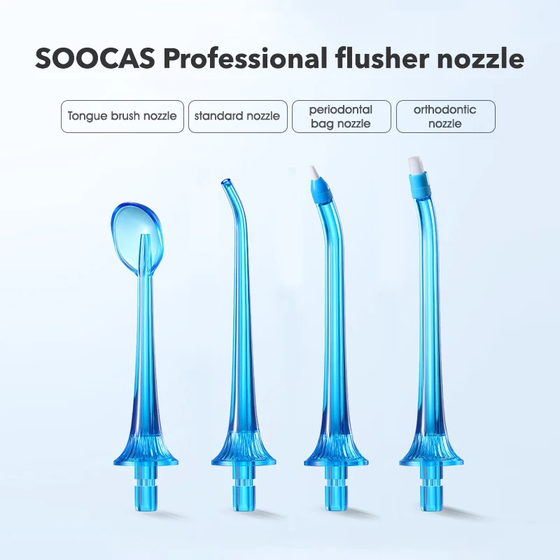 

SOOCAS W3pro water flosser nozzles portable electric Oral Irrigator jets nozzle Original Nozzle Extra replacement