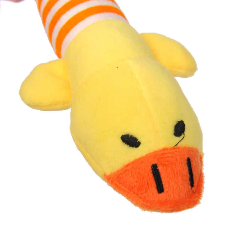 Милая собака кошка плюшевая пищалка искусственная забавная флисовая