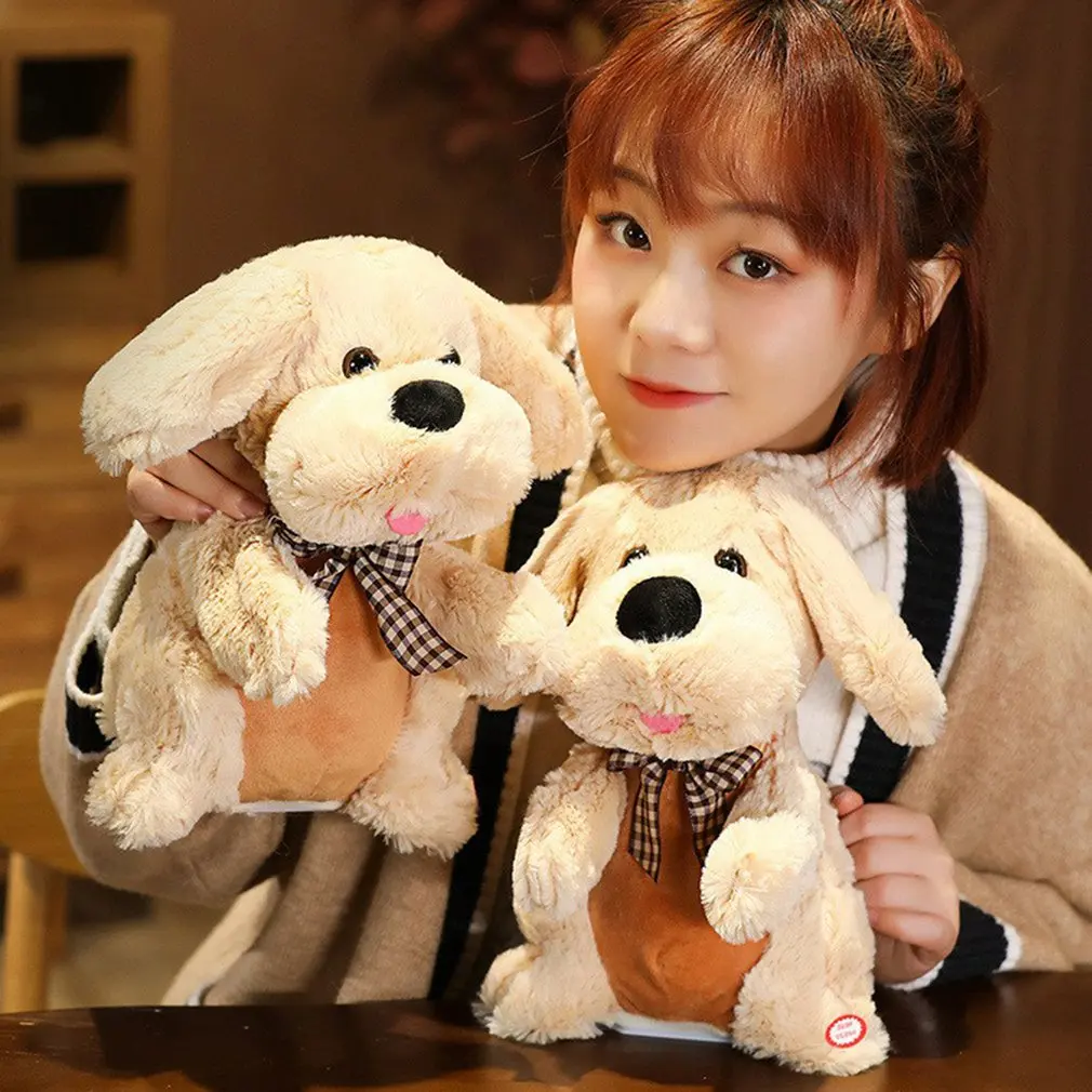 Симпатичная электрическая плюшевая форма для демонстрации электронная собака