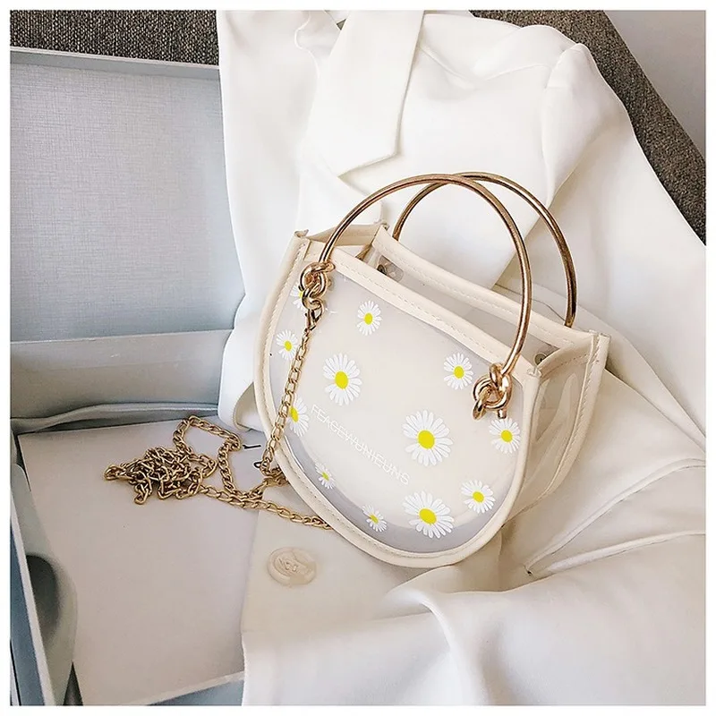 Летняя прозрачная Милая мини-сумка женская 2020 популярная новая маленькая сумка