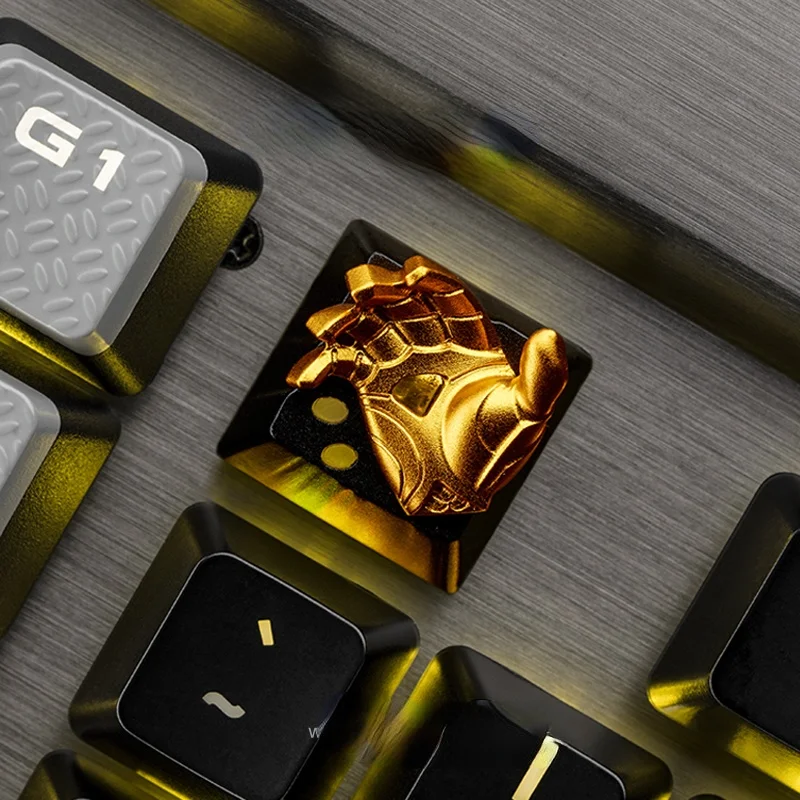 Ключ Dota2 Hero Yurnero Juggernaut JUGG Butterfly Manta Rapier Artisan Keycap CNC из анодированного алюминия