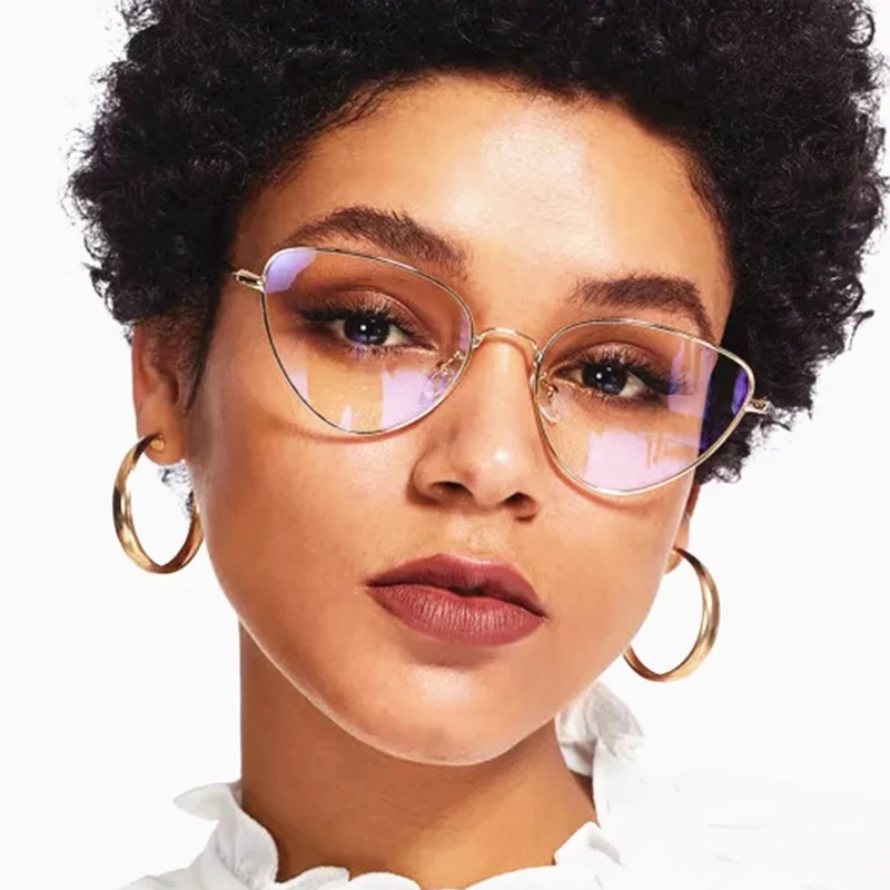 Новинка Ретро стиль кошачий глаз солнцезащитные очки для женщин фирменный