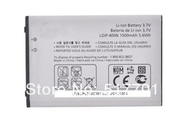 ALLCCX батарея LGIP 400N для LG P500 GT540 GM750 GW620 GW880 GX500 GX200 GD888 GW820 GT500s|Аккумуляторы мобильных