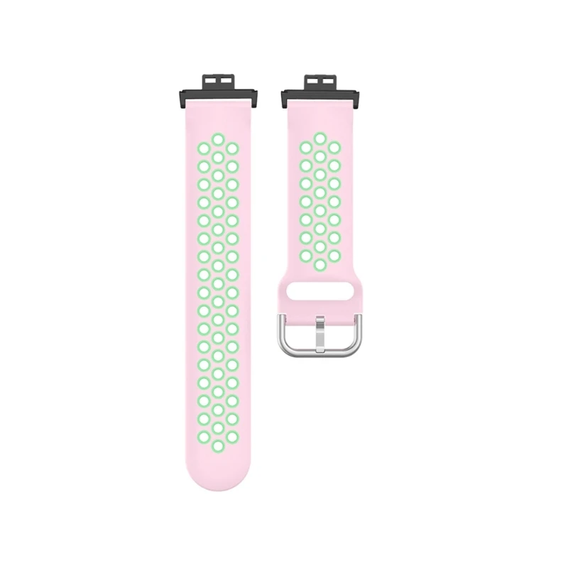 

Durable Two-color Silicone Wristband Strap Watch Band for Huawei Watch Fit Watch