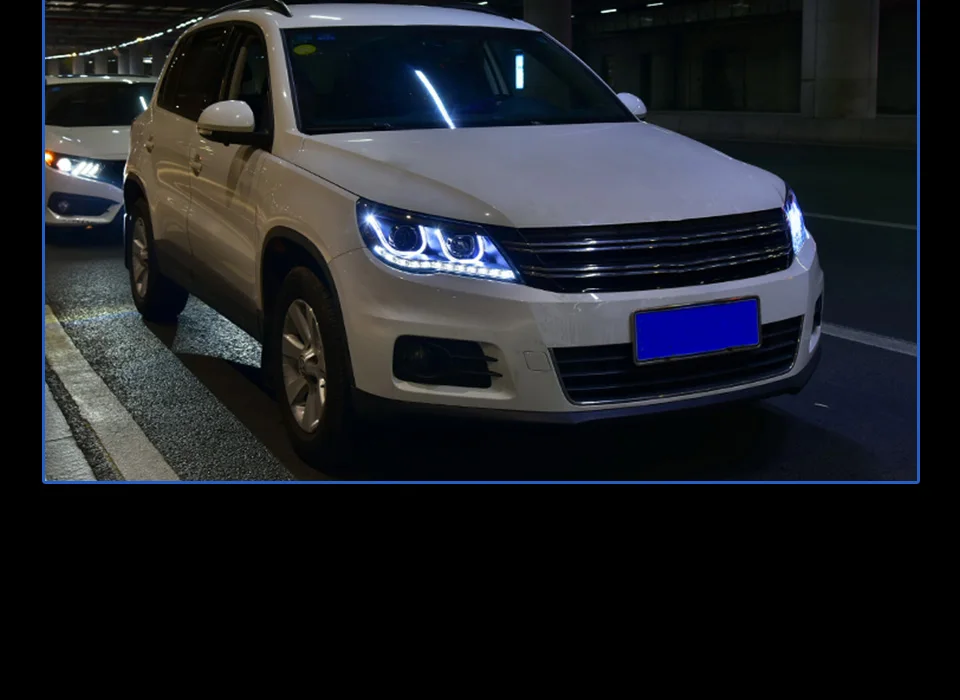 Head Lamp For Car VW Tiguan 2009-2012 Headlights Fog Lights Daytime Running Lights DRL H7 LED Bi Xenon Bulb Car Accessories
