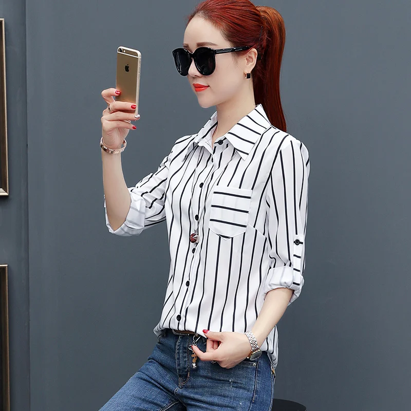 Рисунок 3 - Женская свободная рубашка в Вертикальную Полоску