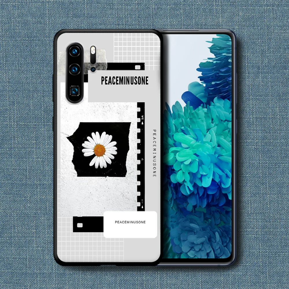

Peaceminusone Phone Case For Huawei P Mate Smart 10 20 30 40 Lite Z 2019 Pro black Cell Pretty Coque Silicone Hoesjes Painting