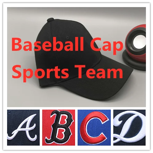 Бейсболка с вышивкой для папы Регулируемый козырек в стиле хип-хоп Черная |