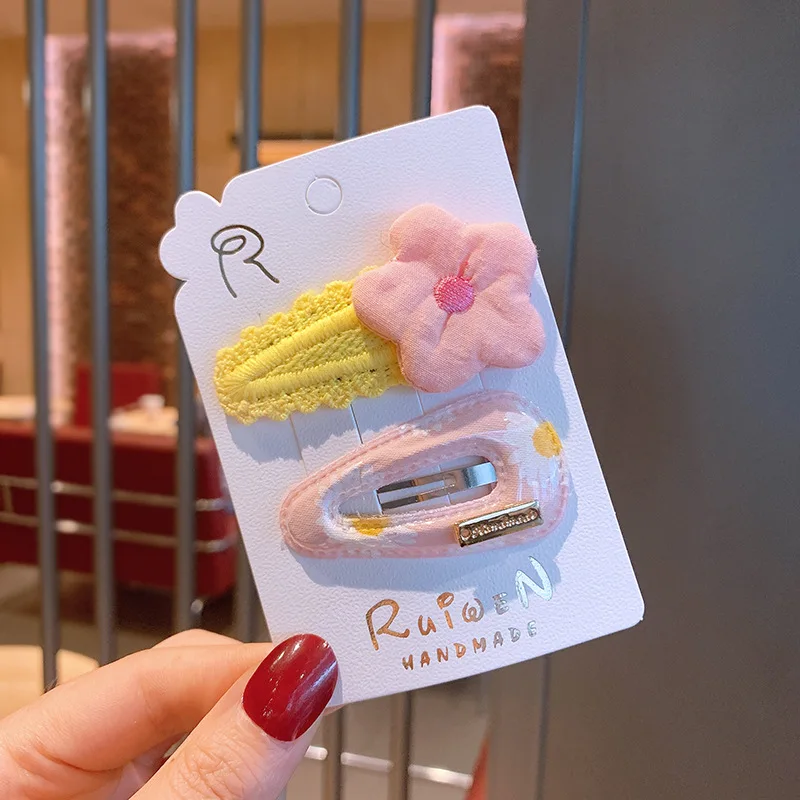 Заколка для волос ярких цветов в Корейском стиле детская заколка с ромашками и