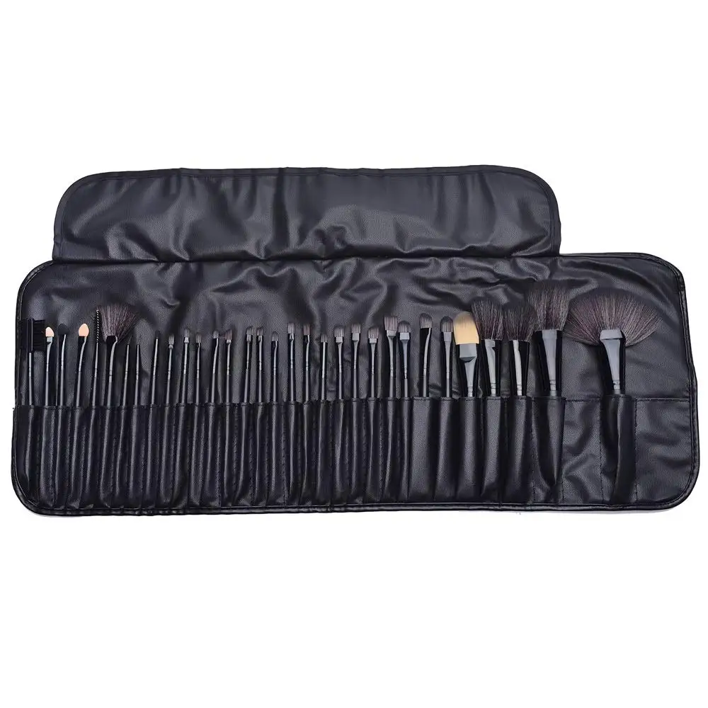 Набор кистей для макияжа Vander Professional Black набор из 32 большие косметические
