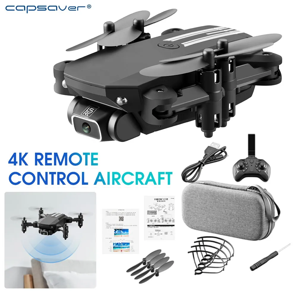 

Drone 4K Single Camera Four Axis Fixed Height Toy Remote Control Aircraft Folding UAV Plane FPV Plane for Video Picture Child