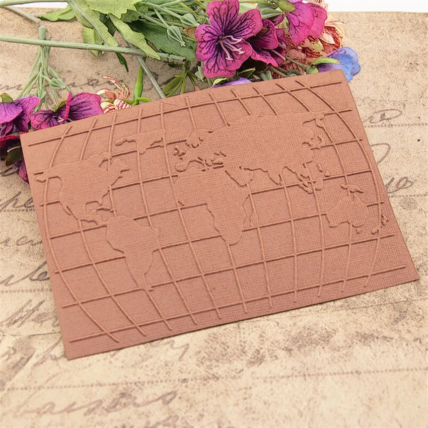 Пластиковая карта мира 10 5x14 7 см папки для тиснения шаблон сделай сам