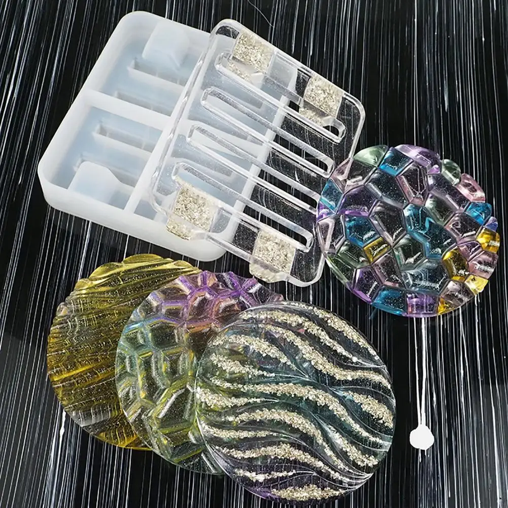

Eco-friendly Transparent Tea Mat Mold with Storage Holder Art Craft Tool