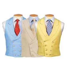 Черный мужской жилет 2020 двубортный безрукавка с заостренным воротником для