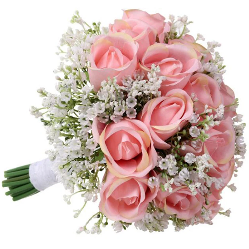 

Wedding Bridal Bouquets Holding Flower Wedding Decoration Party Supplies Country Garden Wedding Flowers Bride Accessories Stock