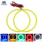 2 шт. 80 мм ангельские глазки 12 В COB 45 SMD светодиодные гало кольца светильник для автомобиля скутера мотоцикла передняя фара сигнал противотуманный широкий красный свет