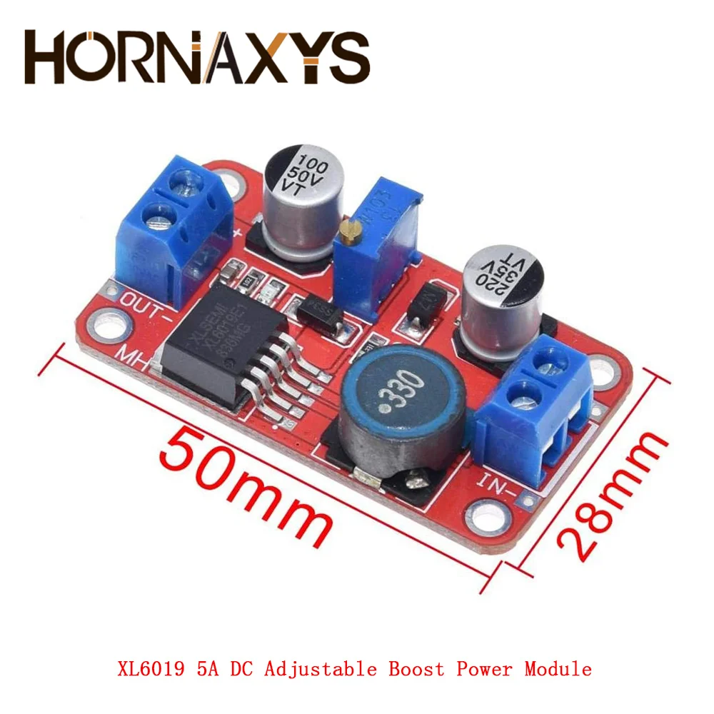 10 шт. Регулируемый Модуль питания XL6009 5 В 12 24