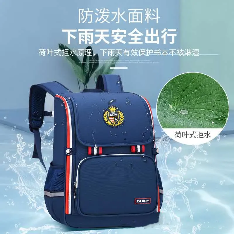2021 Children School Bag for Boys Girls Student Space Backpack Primary Student Knapsack Large Capacity Super Light Mochilars