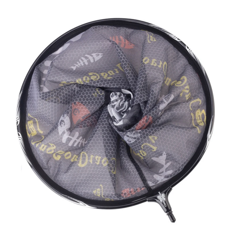 

Net Head Ultra Light Hard Imitation Carbon Competitive Titanium Alloy Mesh Replaceable Net Cloth Fishing Gear